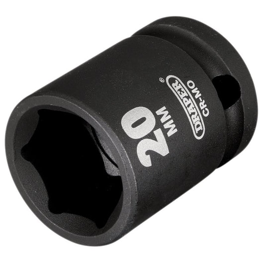 Draper Hi-TORQ Impact Socket, 1/2" Sq. Dr., 20mm DRA-20184