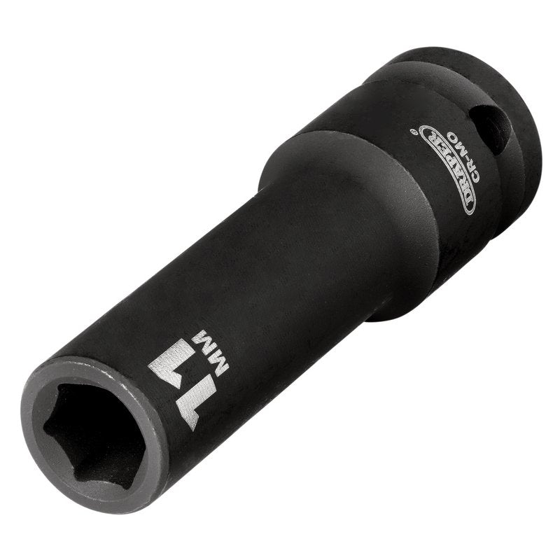 Draper Hi-TORQ Deep Impact Socket, 1/2" Sq. Dr., 11mm DRA-20190