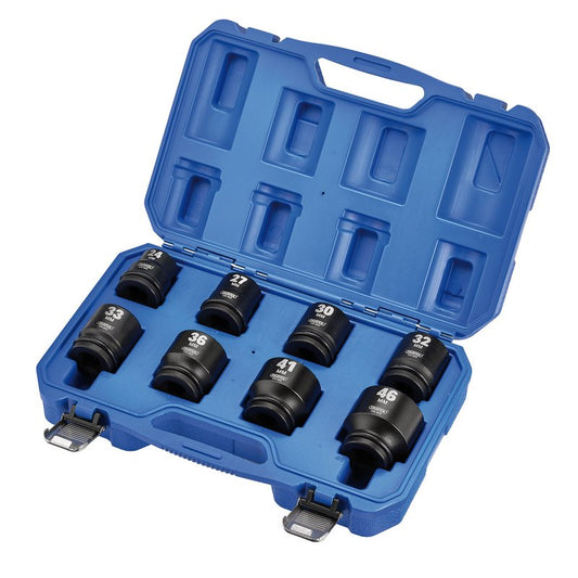 Draper HI-TORQ Metric Impact Socket Set, 3/4" Sq. Dr. (8 Piece) DRA-20206