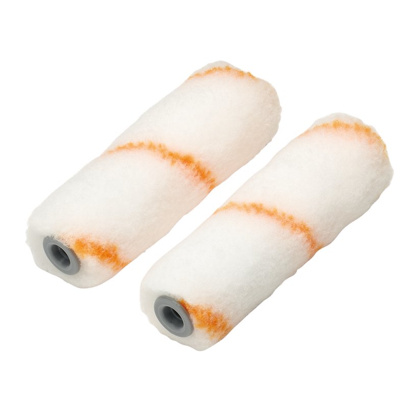 Draper Medium Pile Polyester Roller Sleeves, 4"/100mm (Pack of 2) DRA-20798
