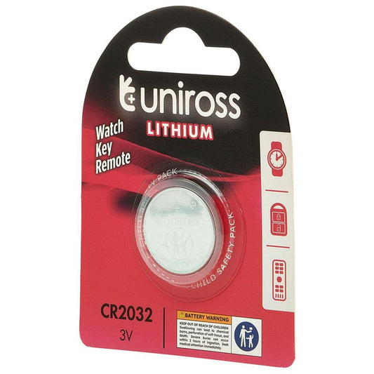 Uniross Lithium Coin Cell CR2032 Battery DRA-21595