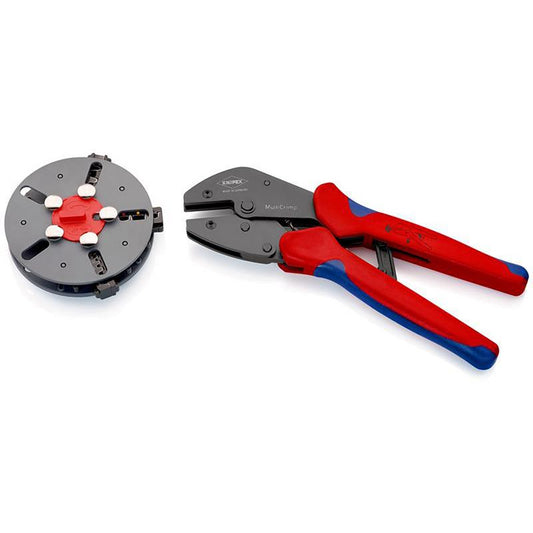 KNIPEX 97 33 01 MultiCrimp Lever  Action Crimping Pliers, 0.25  6.0 mm&sup2; Capacity, 250mm DRA-22246