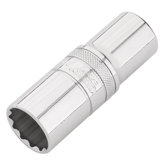 Draper Expert HI-TORQ 12-Point Metric Deep Socket, 1/2" Sq. Dr., 21mm