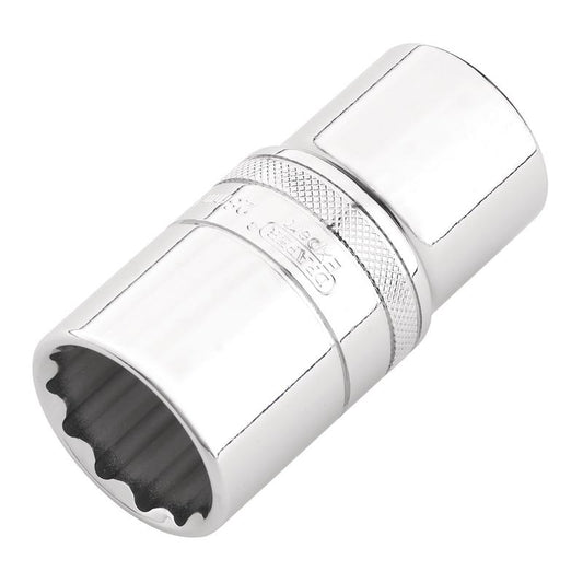 Draper Expert HI-TORQ 12-Point Metric Deep Socket, 1/2" Sq. Dr., 28mm