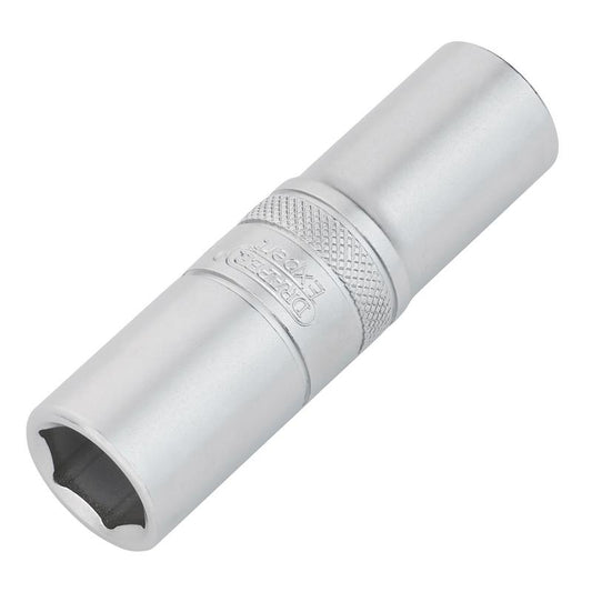 Draper Expert HI-TORQ 6-Point Metric Deep Socket, 1/2" Sq. Dr., 15mm