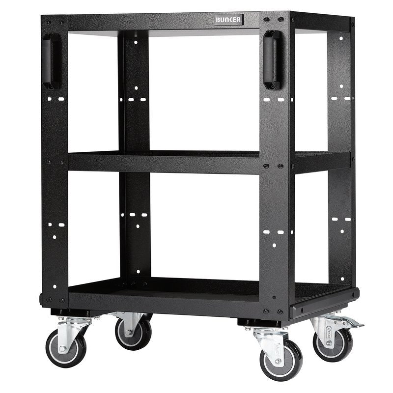 Draper BUNKER Modular 3 Tier Tool Trolley, 646mm DRA-23634