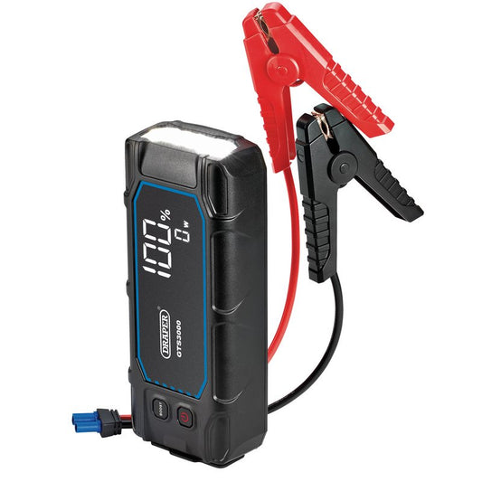 Draper 12V Lithium Jump Starter with Digital Display, 3000A DRA-23742