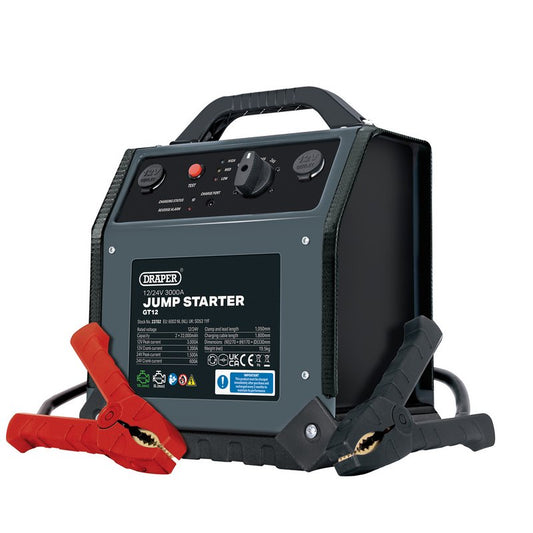 Draper 12/24V Jump Starter, 3000A DRA-23782