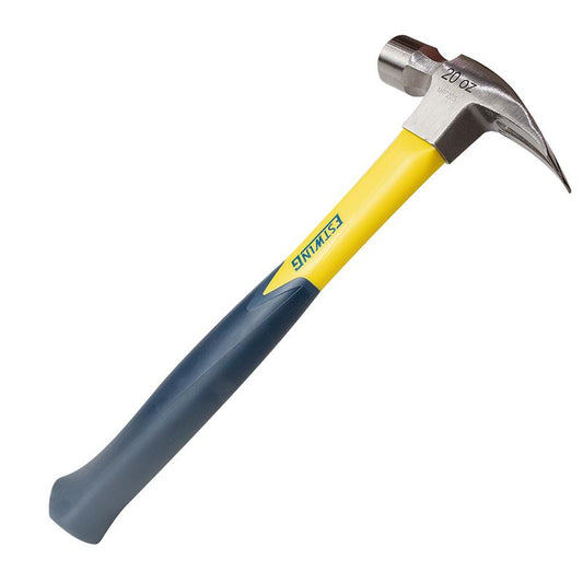 Estwing EMRF20S Sure Strike Straight Claw Hammer with Fibreglass Handle, 20oz/567g DRA-24083
