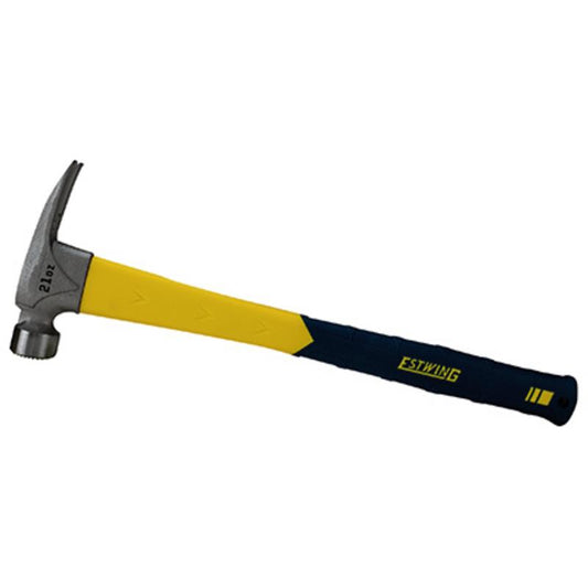 Estwing EMRF22S Sure Strike Straight Claw Framing Hammer with Fibreglass Handle, 22oz/567g DRA-24084