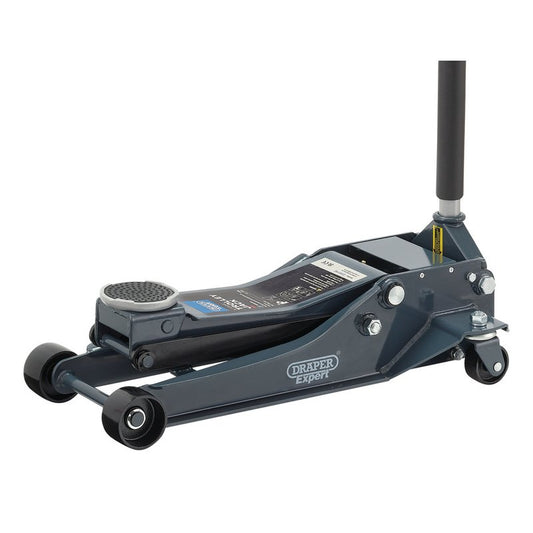 Draper Expert Professional Low Profile Garage Trolley Jack, 4 Tonne DRA-24276