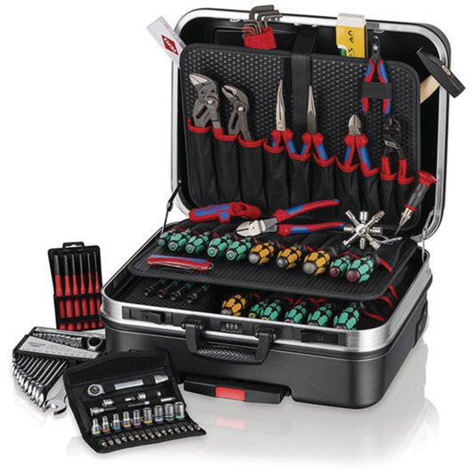 KNIPEX 00 21 06 M Tool Case &#8220;BIG Basic Move&#8221; Mechanic, 90 Parts DRA-25022