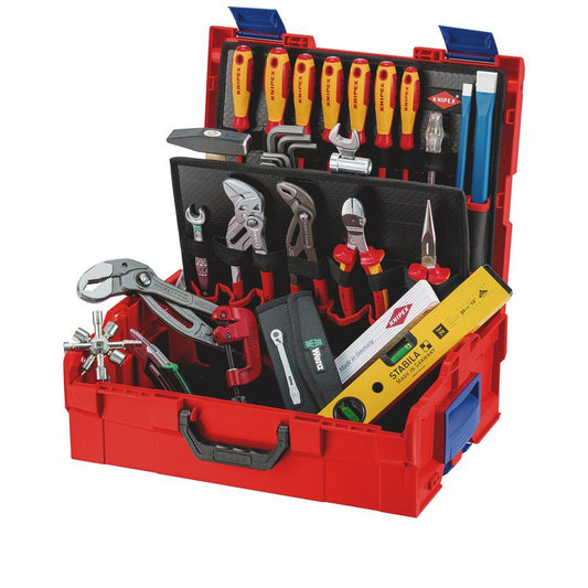 KNIPEX 00 21 19 LB S L-BOXX Plumbing Tool Kit, 52 Parts, 357mm DRA-25026