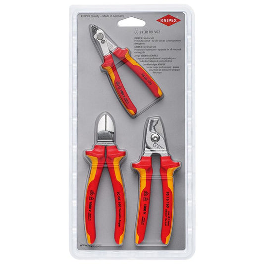 KNIPEX 00 31 30 BK V02 Electrical Cutting Set DRA-25032