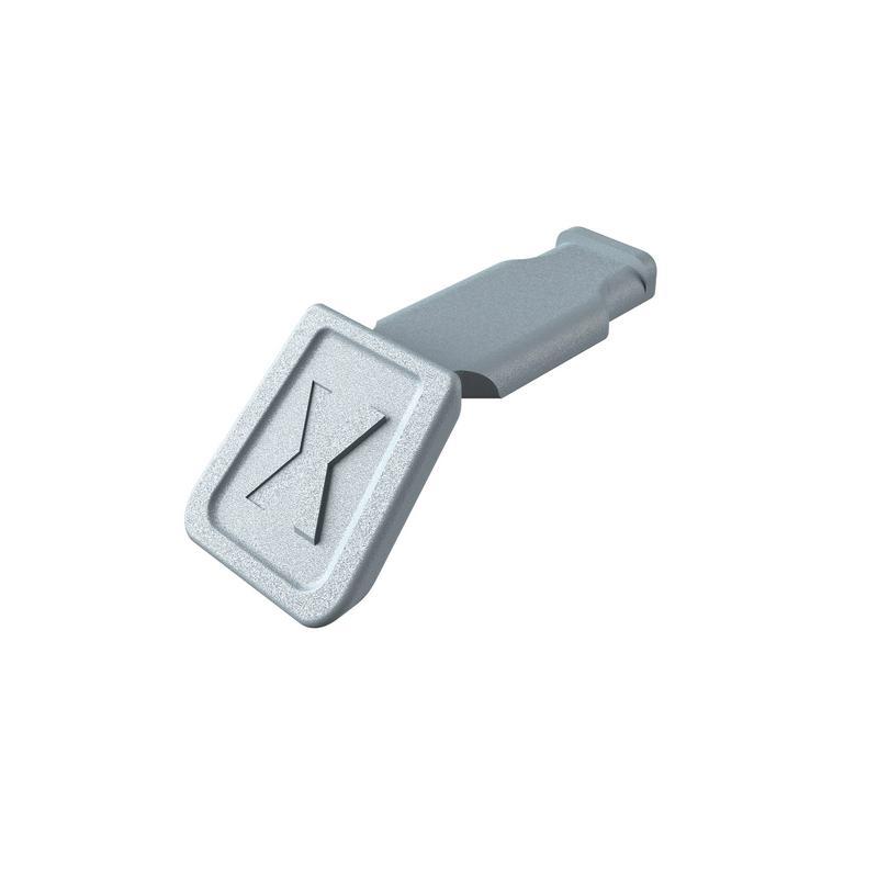 KNIPEX 00 61 10 CS ColorCode Clips Grey (10 Pieces), 122mm DRA-25128
