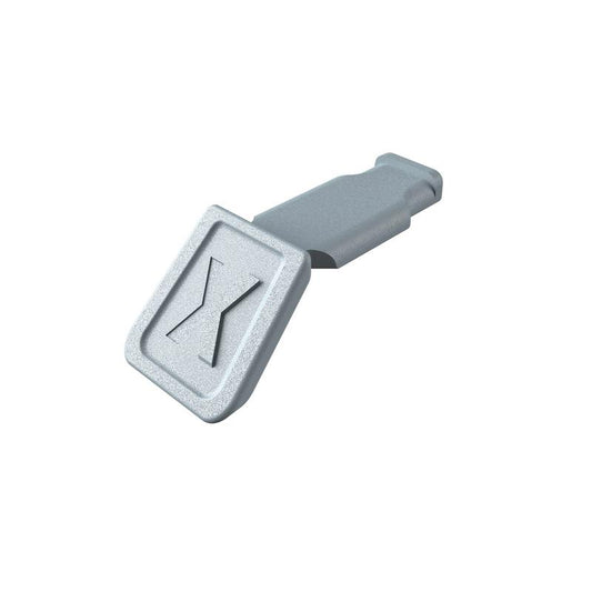KNIPEX 00 61 10 CS ColorCode Clips Grey (10 Pieces), 122mm DRA-25128