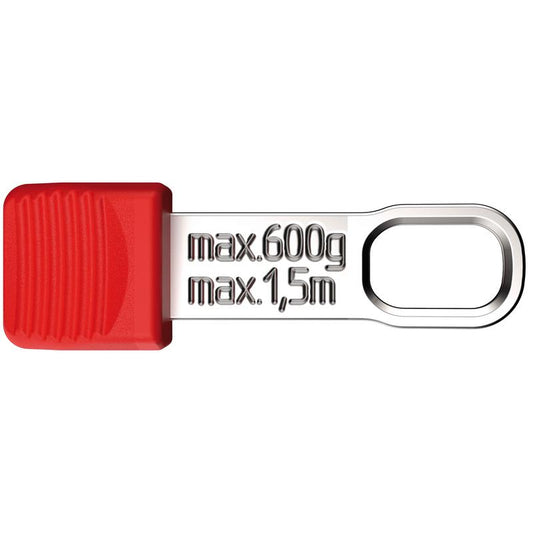 KNIPEX 00 62 10 TR TetheredTool Clips Red (10 Pieces), 30mm DRA-25154