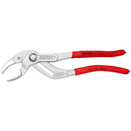 KNIPEX 81 03 250 SB Siphon and Connector Pliers, 250mm (self-service card/blister) DRA-25661