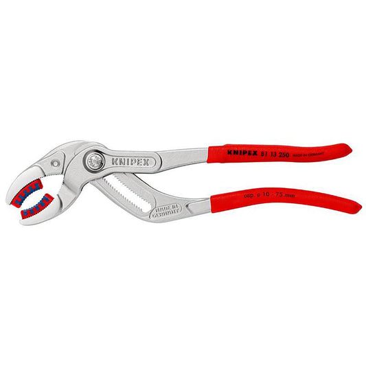 KNIPEX 81 13 250 SB Siphon and Connector Pliers, 250mm (self-service card/blister) DRA-25754