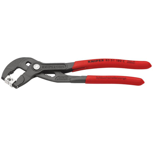 KNIPEX 85 51 180 C SB Hose Clamp Pliers, 180mm (self-service card/blister) DRA-25941