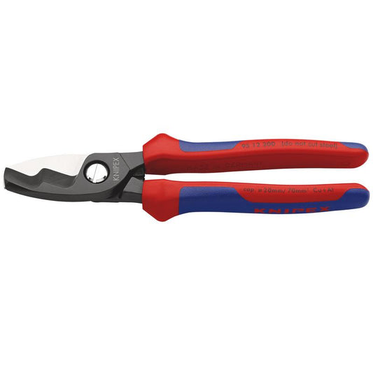 KNIPEX 95 12 200 SB Cable Shears with Twin Cutting Edge, 200mm DRA-26113