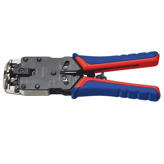 KNIPEX 97 51 12 SB Crimping Pliers for Western plugs, 200mm DRA-26138