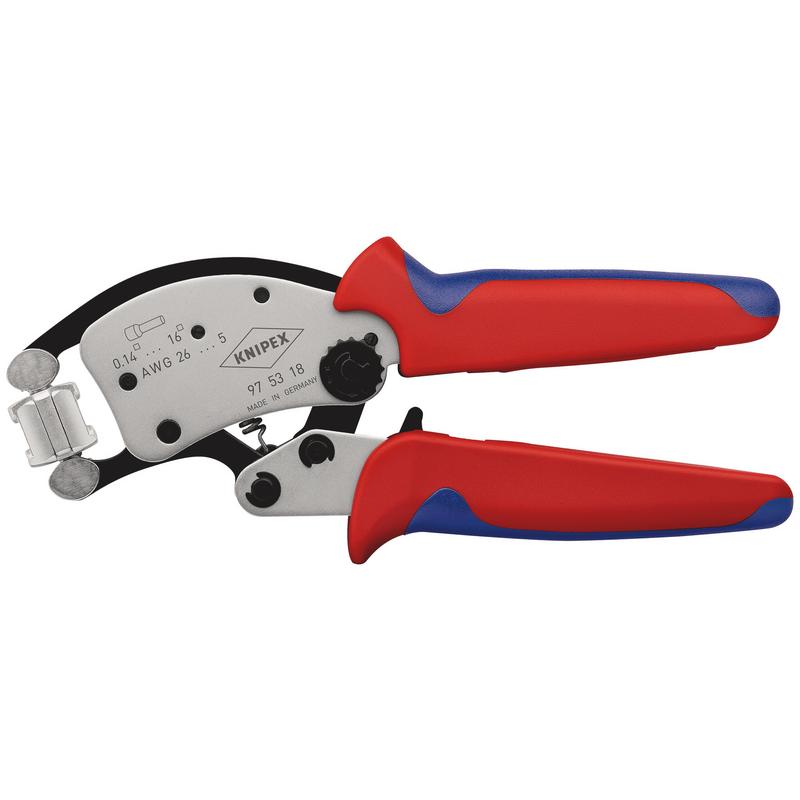 KNIPEX 97 53 18 SB Twistor16 Self-Adjusting Crimping Pliers, 200mm DRA-26142