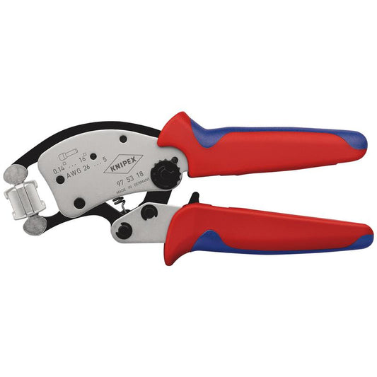 KNIPEX 97 53 18 SB Twistor16 Self-Adjusting Crimping Pliers, 200mm DRA-26142