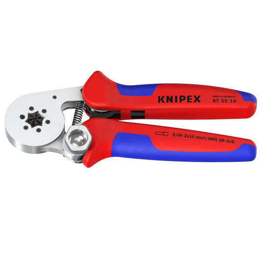 Draper 97 55 14 SB Self-Adjusting Crimping Pliers, 2 x 6 mm&sup2;, 180mm DRA-26144