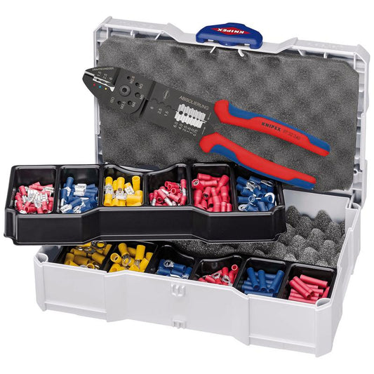 KNIPEX 97 90 26 Crimp Assortment for Cable Connectors, 1 x 97 22 241, 13 Parts, 265mm DRA-26151
