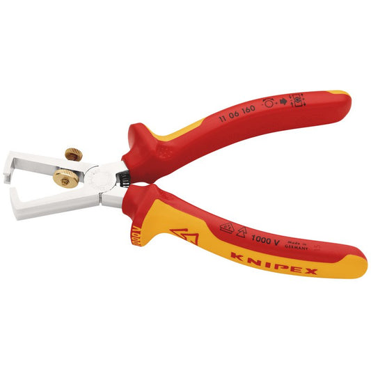 KNIPEX 11 06 160 SB VDE Insulation Stripper, 160mm DRA-26968