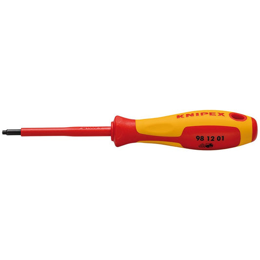 KNIPEX 98 12 01 VDE Insulated Robertson Screwdriver, R1 DRA-27023