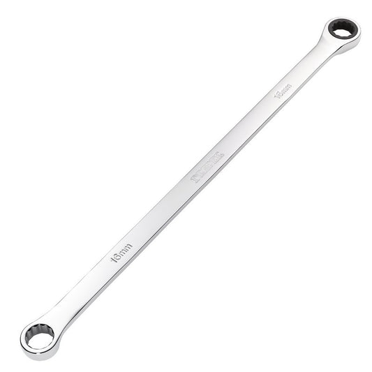 Draper HI-TORQ Metric Extra-Long Double Ring Ratchet Spanner, 16mm DRA-27773