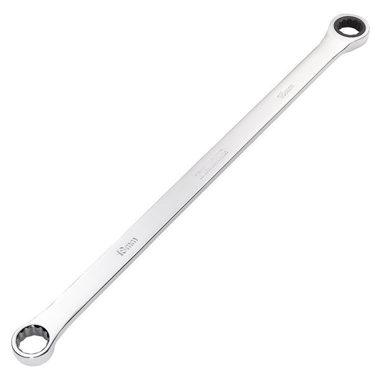Draper HI-TORQ Metric Extra-Long Double Ring Ratchet Spanner, 18mm DRA-27776