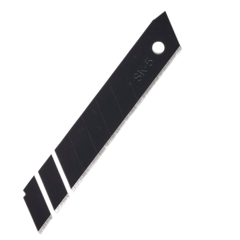Draper Snap-Off Segment Knife Blades, 18mm, Black (Pack of 10) DRA-27787