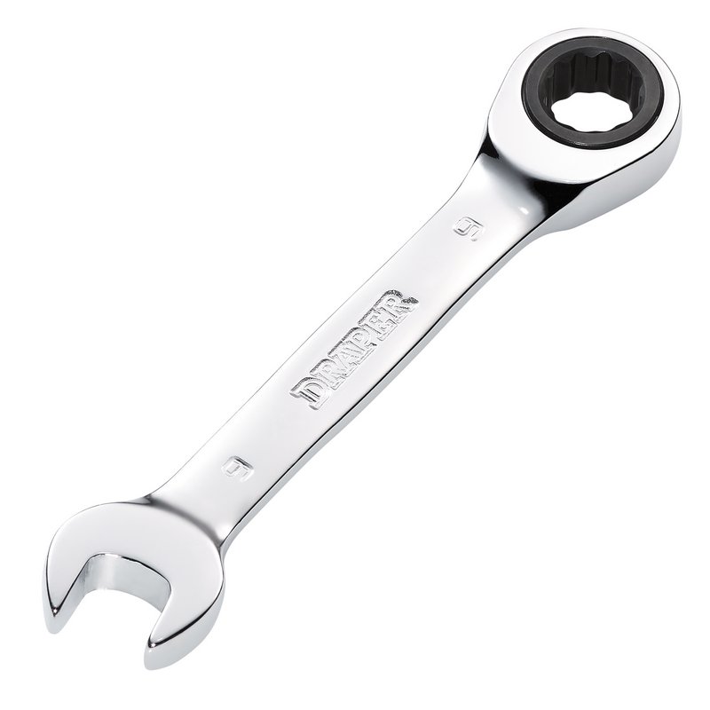 Draper HI-TORQ Metric Stubby Ratchet Combination Spanner, 9mm DRA-27851