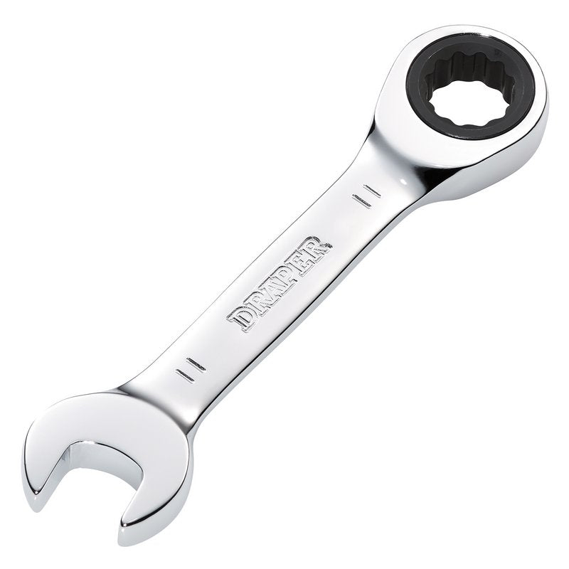 Draper HI-TORQ Metric Stubby Ratchet Combination Spanner, 11mm DRA-27866