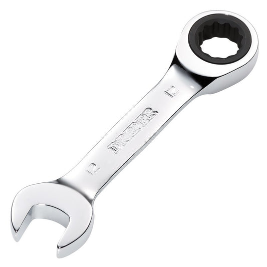 Draper HI-TORQ Metric Stubby Ratchet Combination Spanner, 12mm DRA-27890