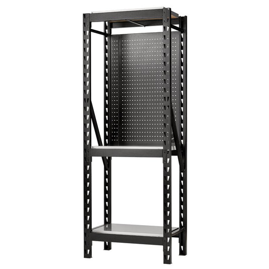 Draper BUNKER 17 Piece Modular 3 Tier Racking with Stainless Steel Shelving and Pegboards, 750mm DRA-27971