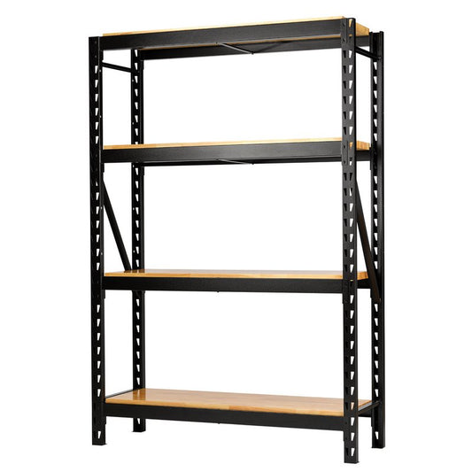 Draper BUNKER 18 Piece Modular 4 Tier Racking with Hardwood Shelving, 1500mm DRA-27976