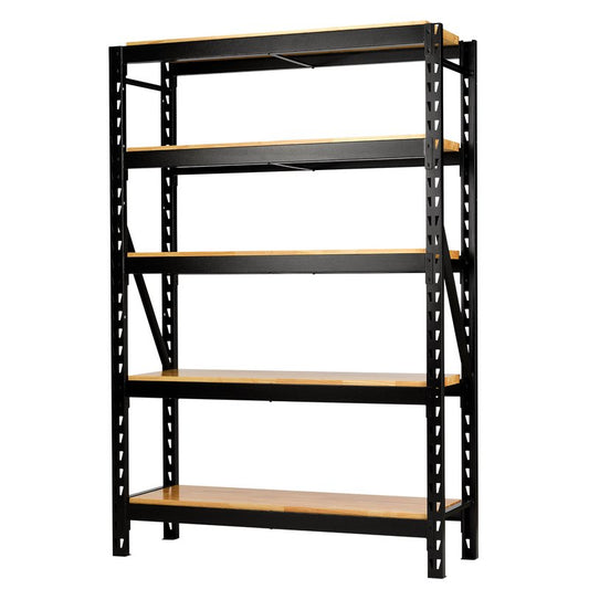 Draper BUNKER 22 Piece Modular 5 Tier Racking with Hardwood Shelving, 1500mm DRA-27995