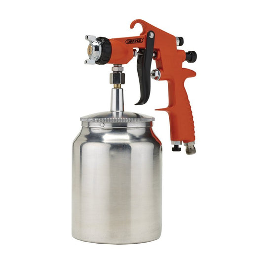 Draper Suction Air Paint Spray Gun, 1L, 1.8mm DRA-28354