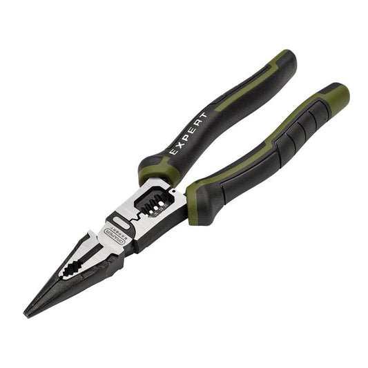 Draper Expert Long Nose Pliers with Wire Stripper, 200mm DRA-28527