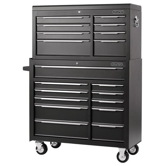 Draper Combined Roller Cabinet and Tool Chest, 19 Drawer, 42" DRA-29357