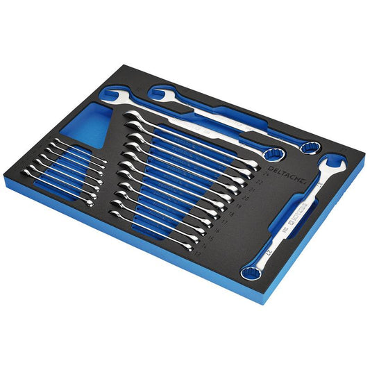 Draper BUNKER Open End Spanner Set in EVA Foam Inlay (21 Piece) DRA-29450