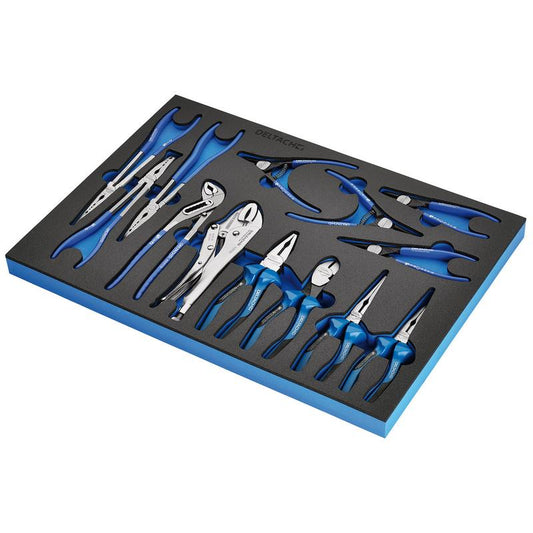 Draper BUNKER Pliers Set in EVA Foam Inlay (13 Piece) DRA-29582