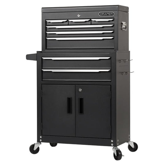 Draper Combined Roller Cabinet and Tool Chest, 8 Drawer, 24" DRA-30681