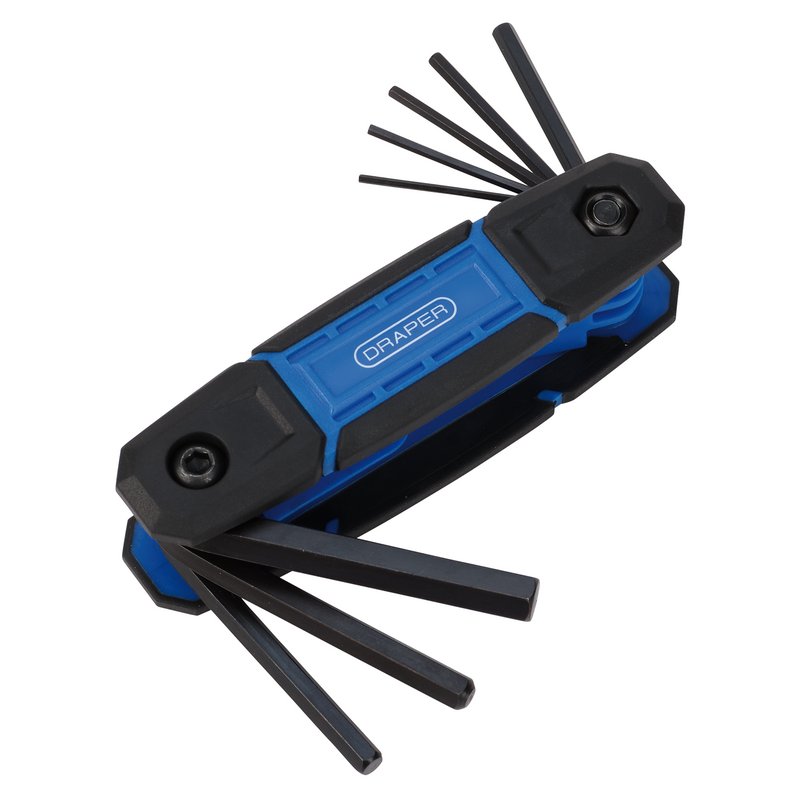 Draper Folding Hex Key Set (8 Piece) DRA-31124