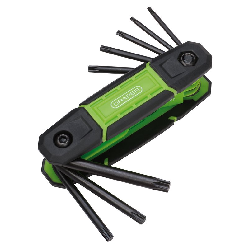 Draper Folding TX-STAR Key Set (8 Piece) DRA-31256