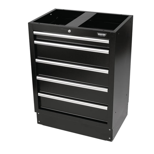 Draper BUNKER Modular Floor Cabinet, 5 Drawer, 680mm DRA-31387